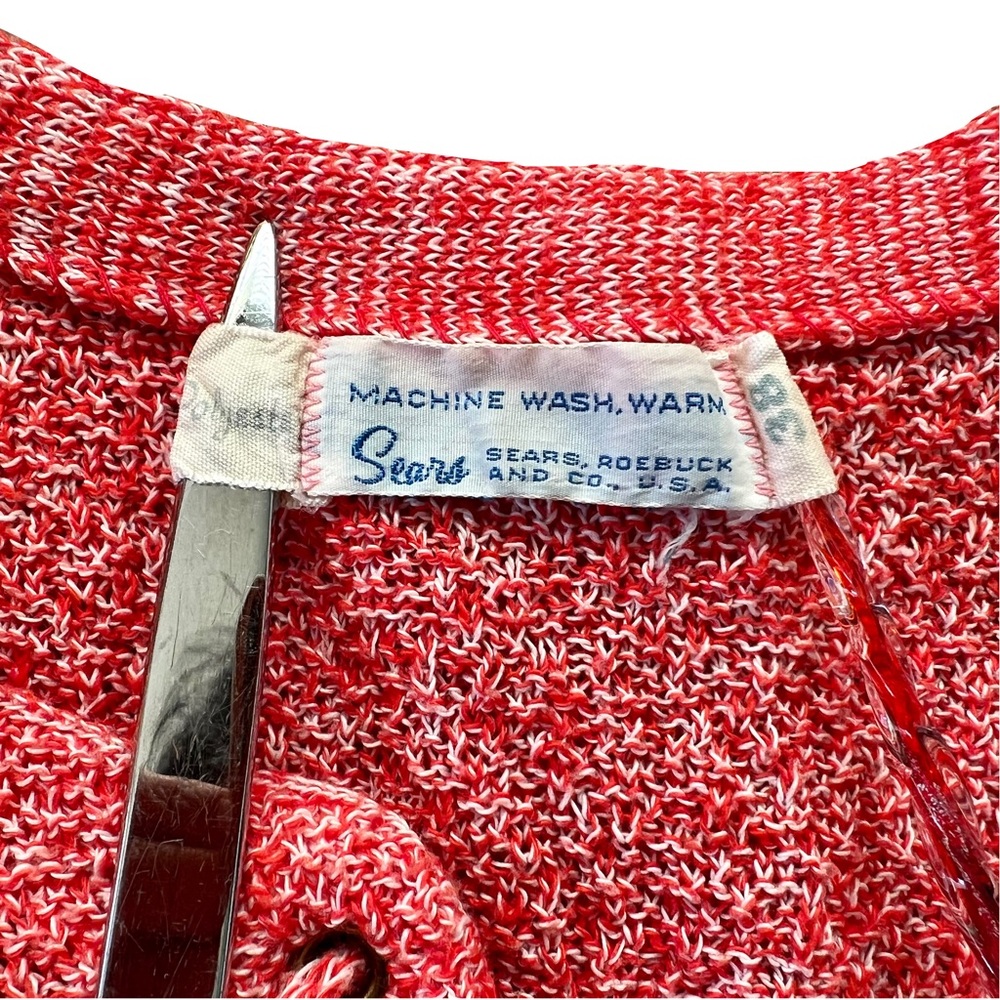 Vintage 70s Sears Lace-up Tank, Size 38 (XS/S) - Picture 6 of 6